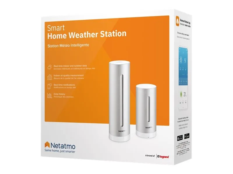 Netatmo Smart Home - Vejrstation - grå aluminium