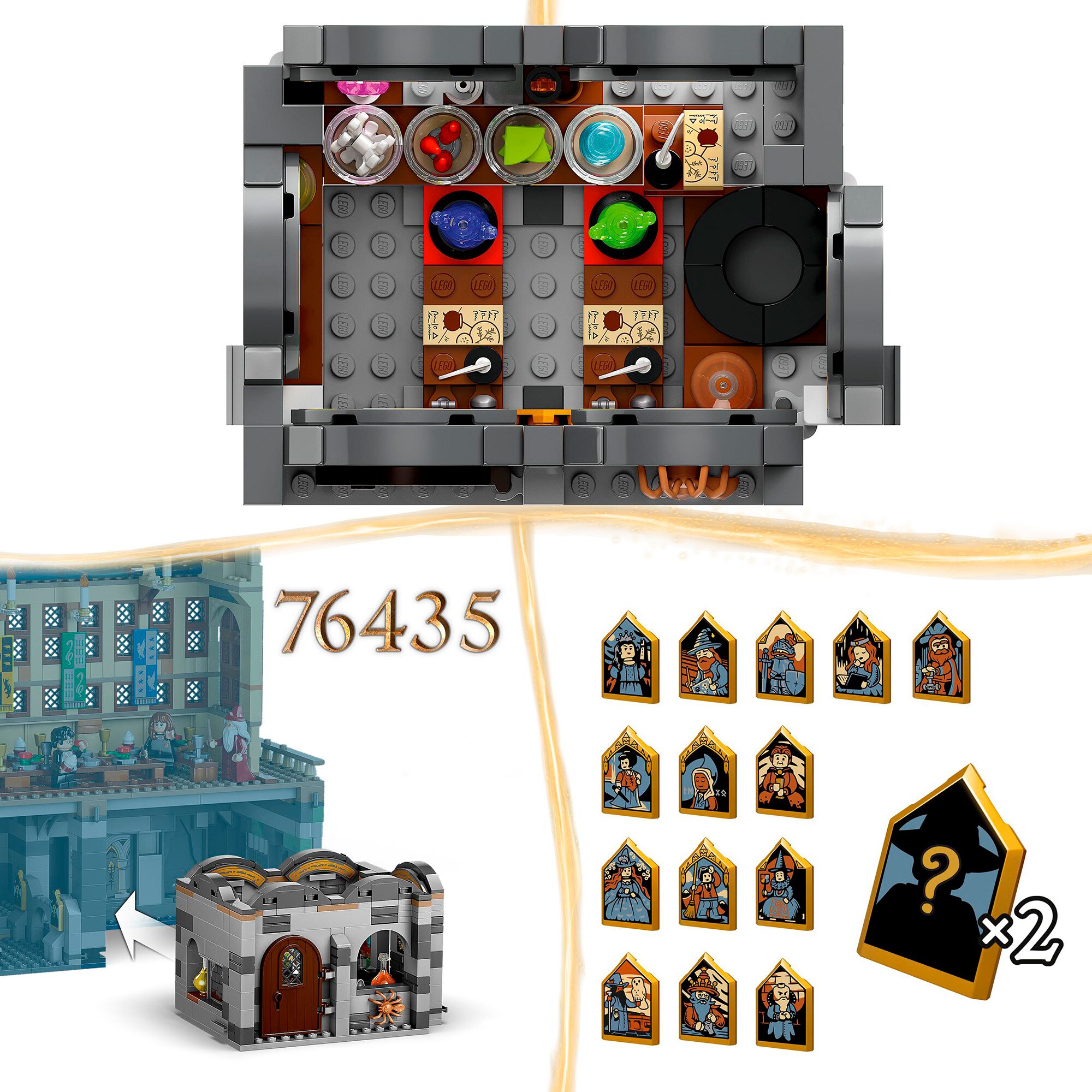 LEGO Konstruktionsspielzeug Harry Potter Schloss Hogwarts: Zaubertrankunterricht