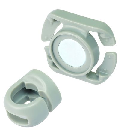 HYDRAULICS MAGNET KIT, Trinkschlauchhalterung  grau
