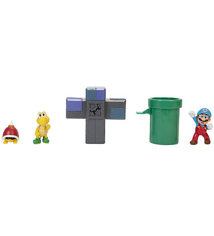 Super Mario Leges?t - Diorama Set - Underground - 5 Dele