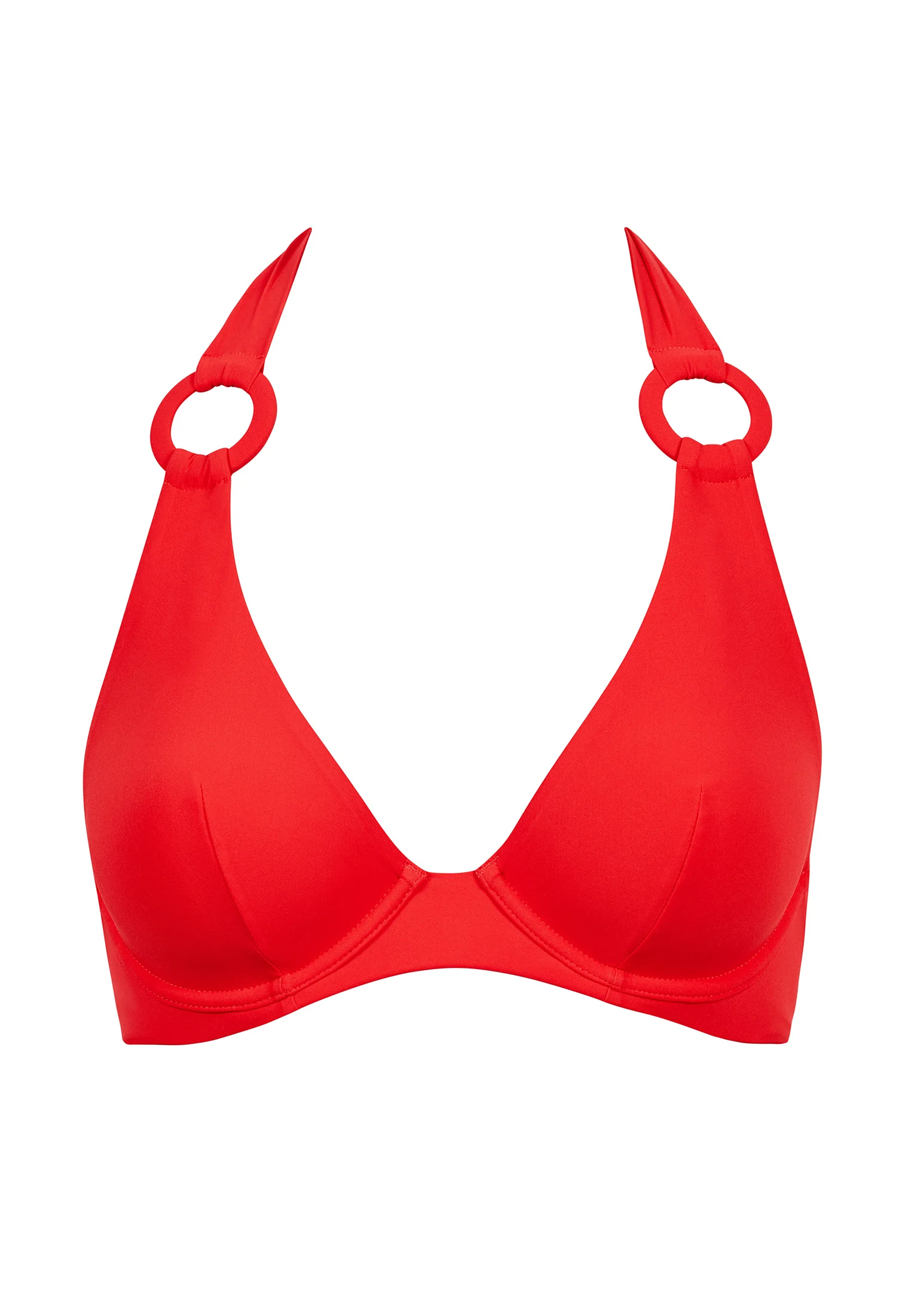 CALL OF THE SEA - Haut de maillot de bain triangle avec armatures | Rouge