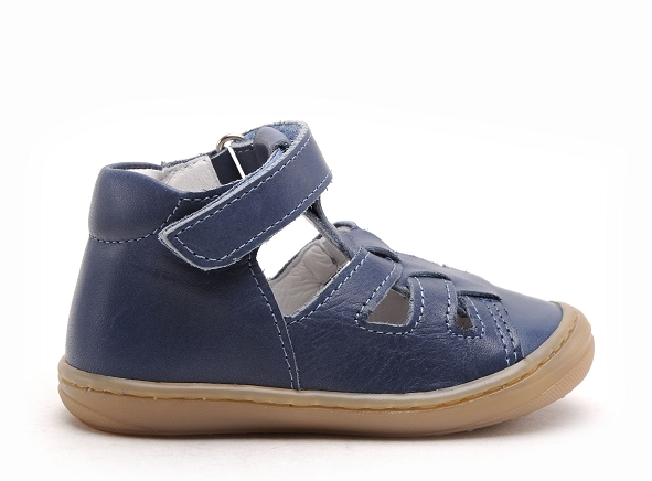 Bellamy nu pieds bebe flex cesar bleu
