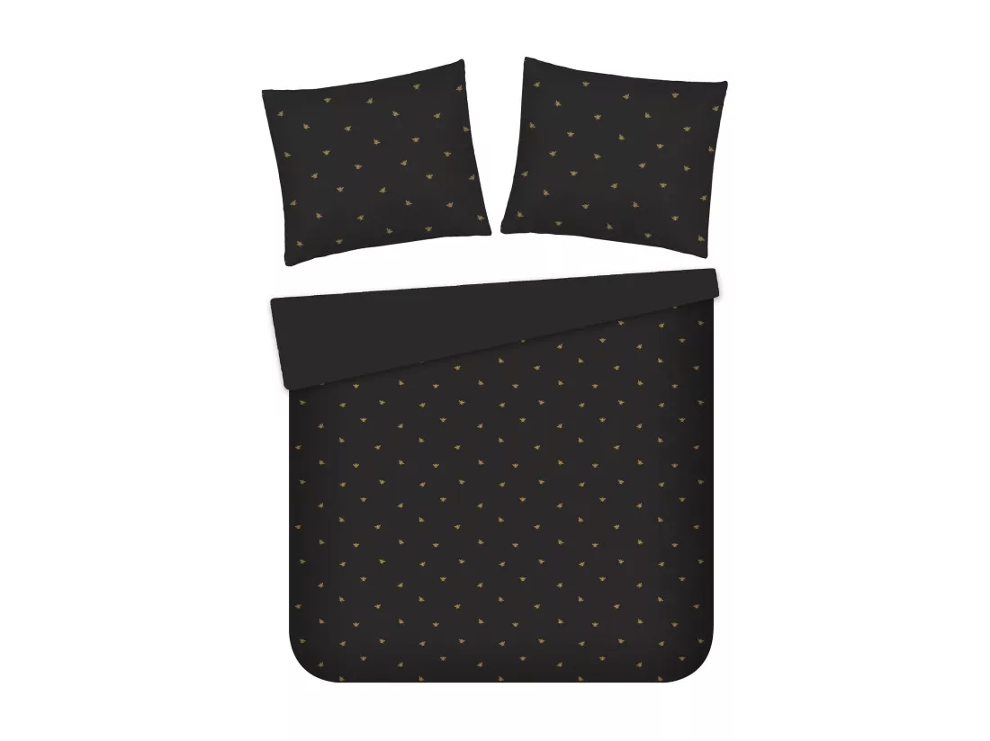 Drap En Jacquard Beliamo Noir Moyen 200 x 220