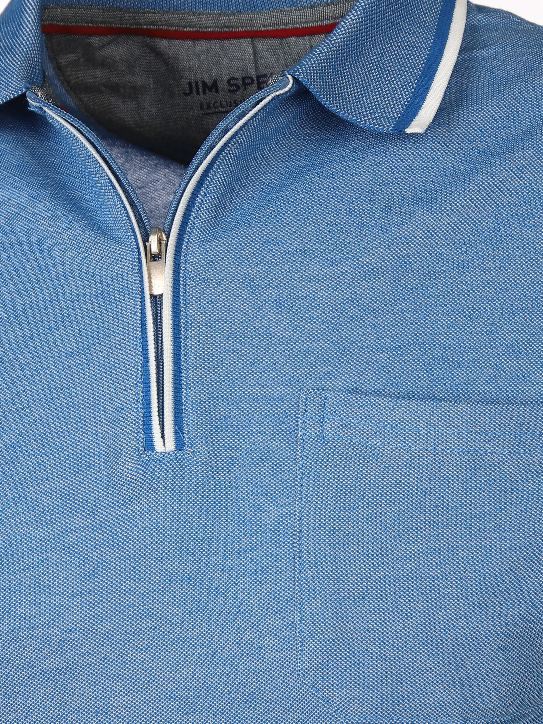 Herren Poloshirt mit Reißverschluss