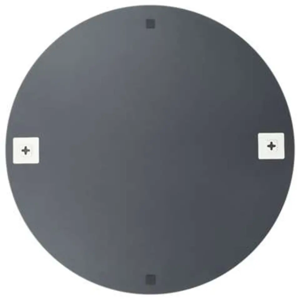 vidaXL - Wandspiegel - Zilver - Glas - Φ 50 cm