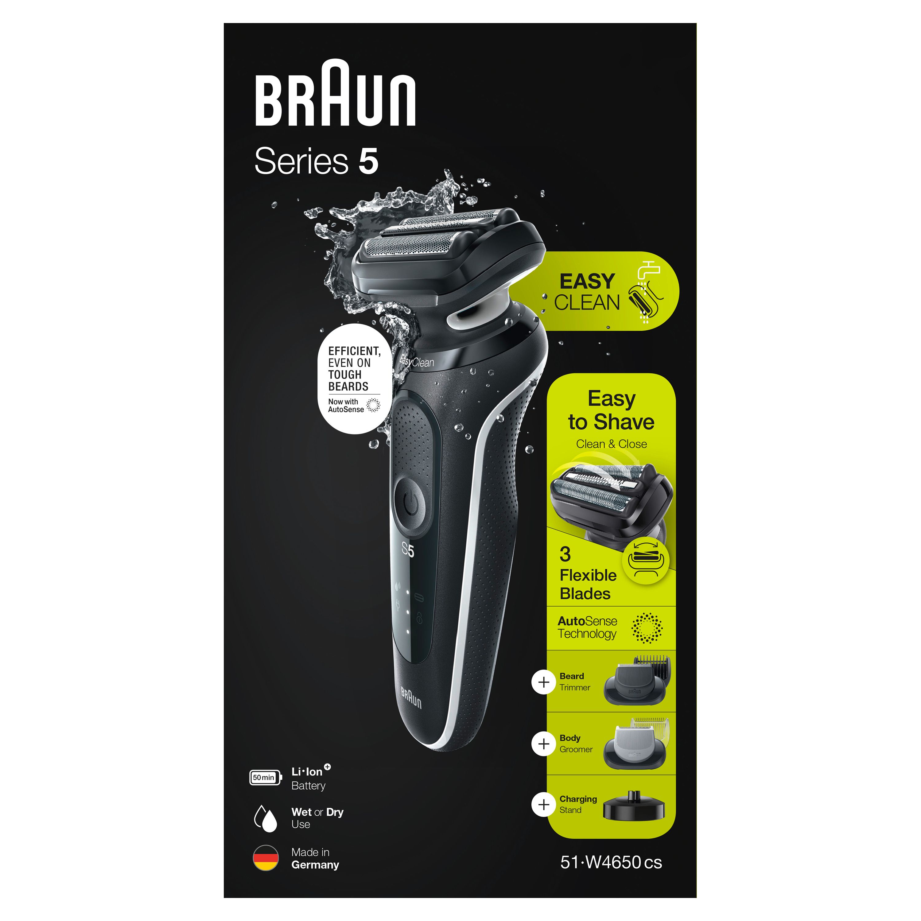 Braun - Elektrischer Rasierer für Männer 