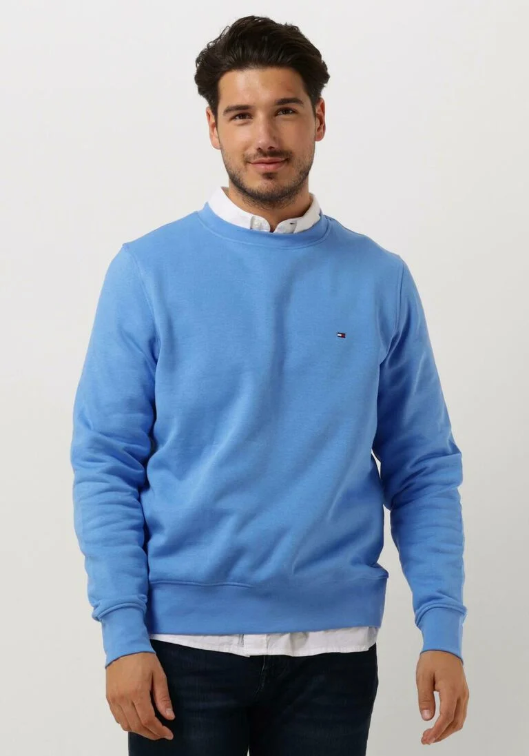 TOMMY HILFIGER blauwe tommy hilfiger sweater flag logo sweatshirt