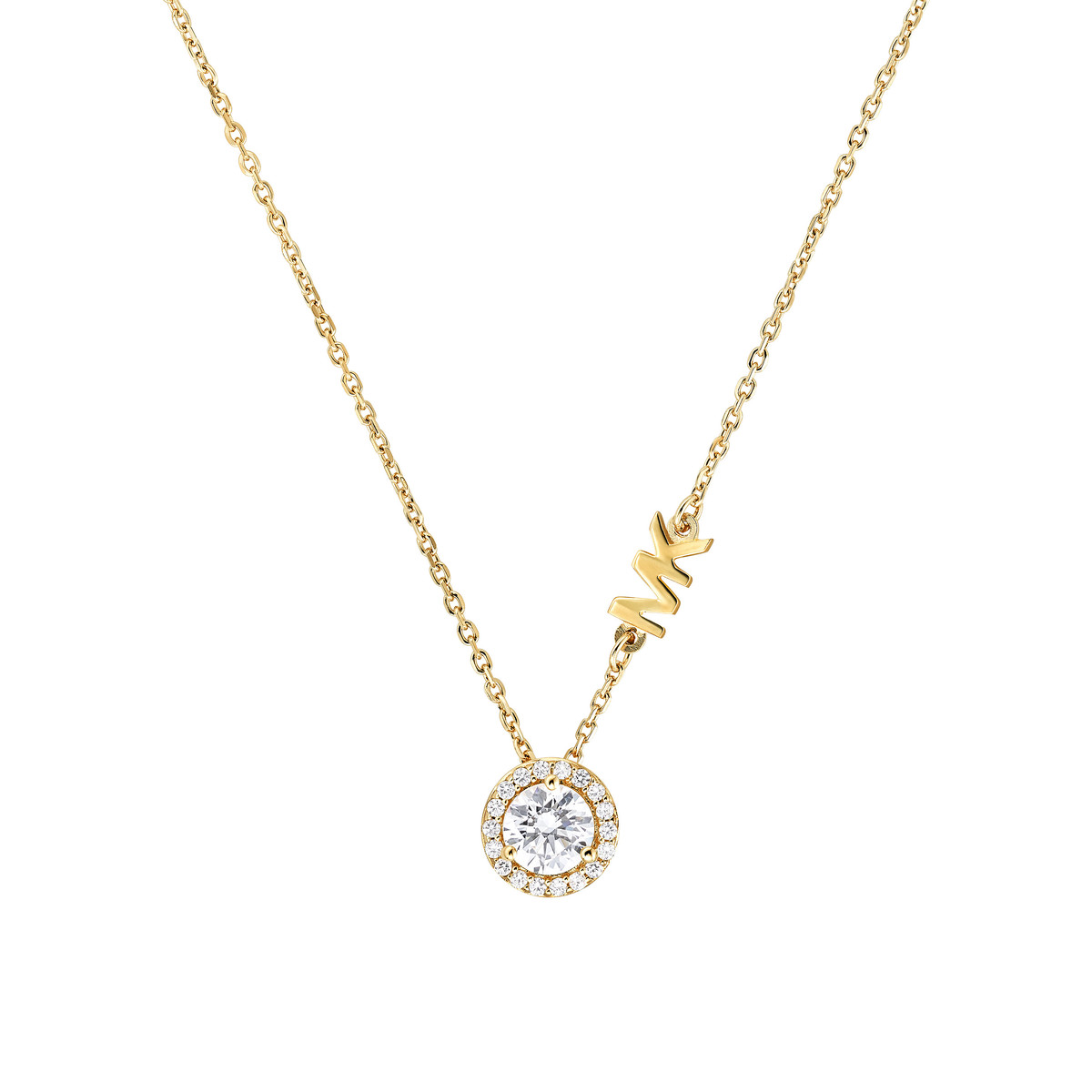 Collier MICHAEL KORS argent 925 doré zirconias 45 cm