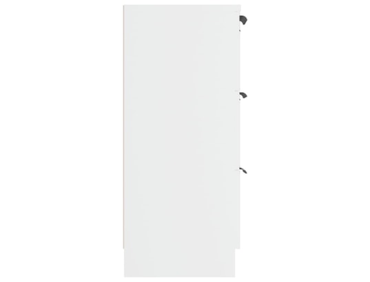 VIDAXL - Bahut blanc 60x30x70 cm bois d'ingénierie