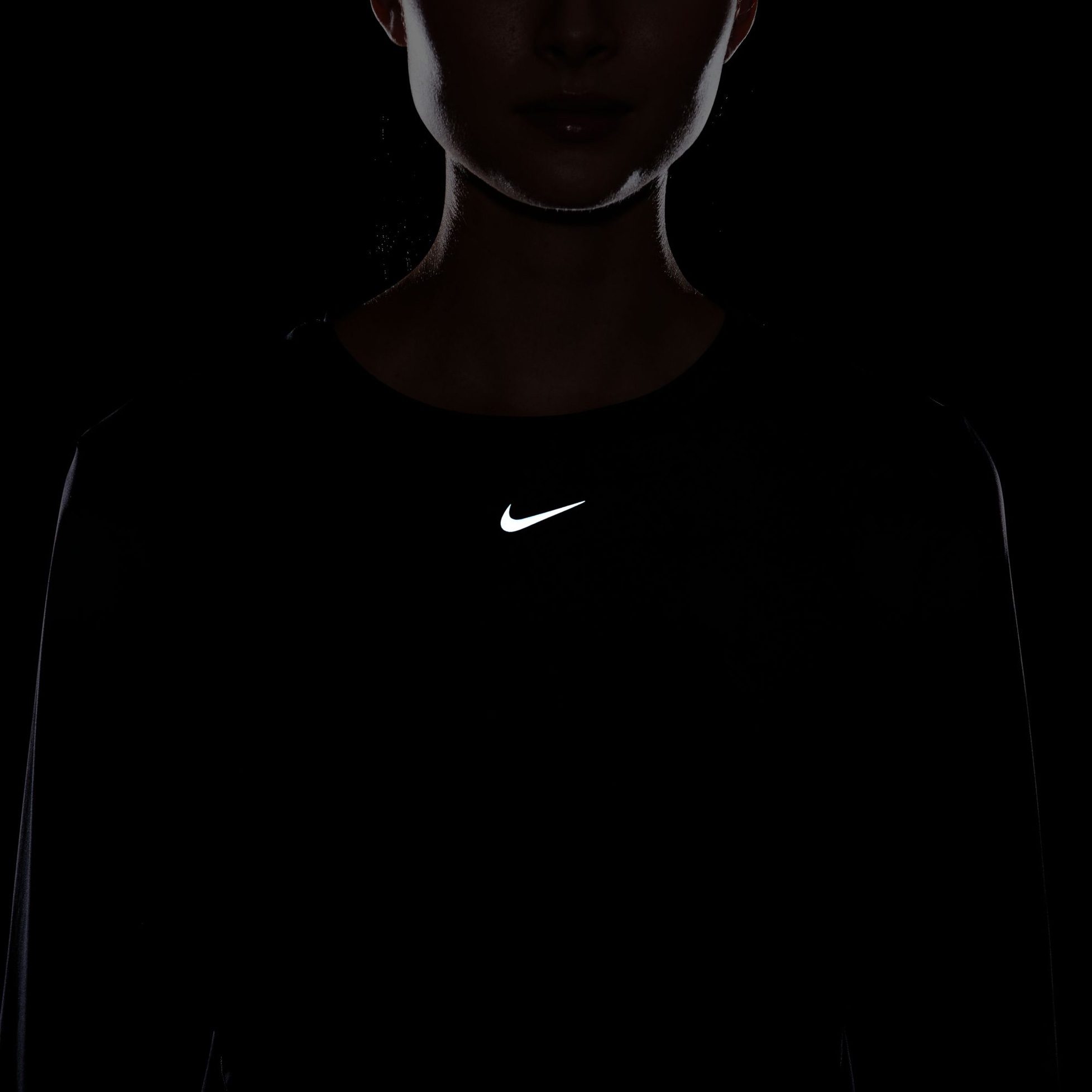 Nike One Classic Dri-Fit Longsleeve Damen schwarz