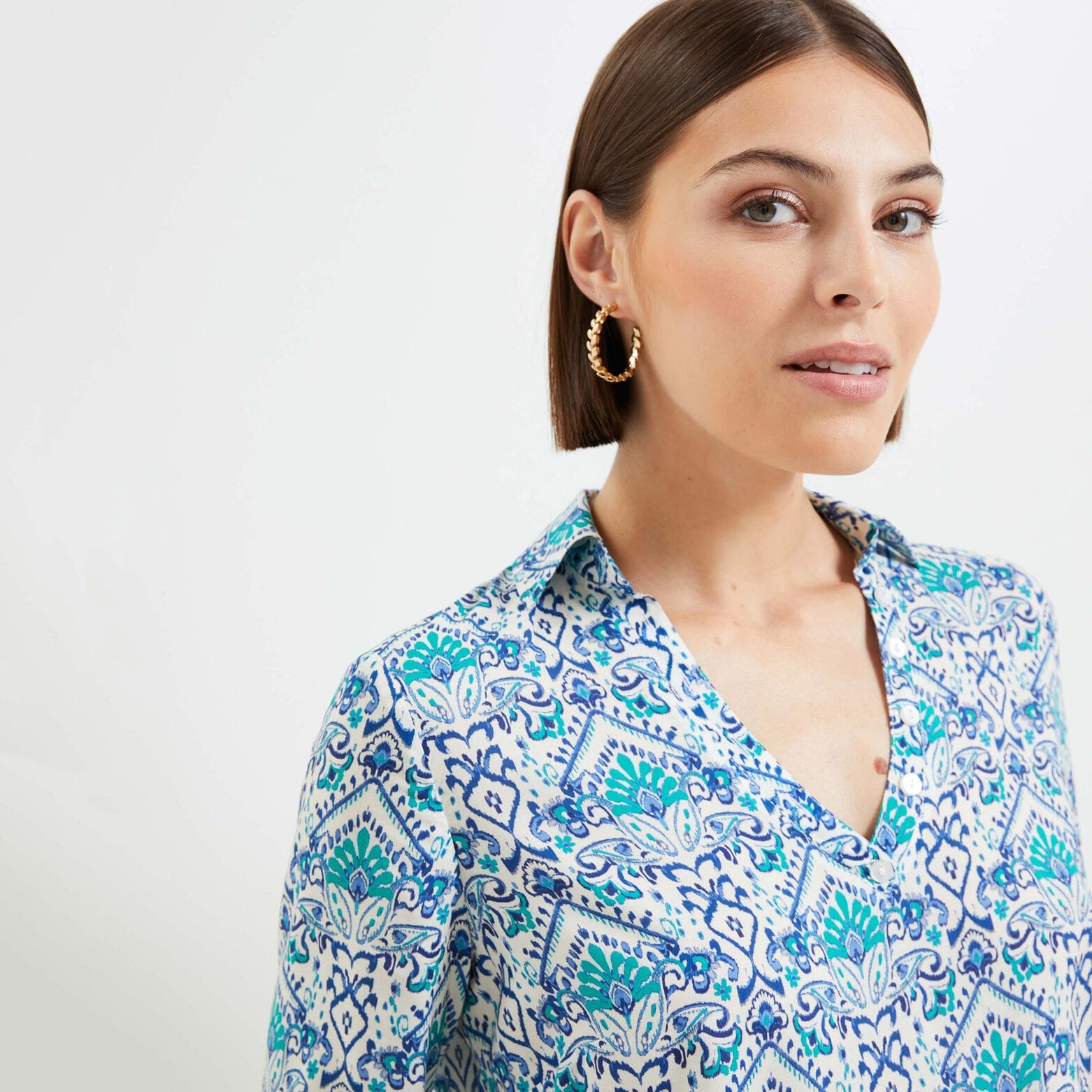 Blouse imprimée femme