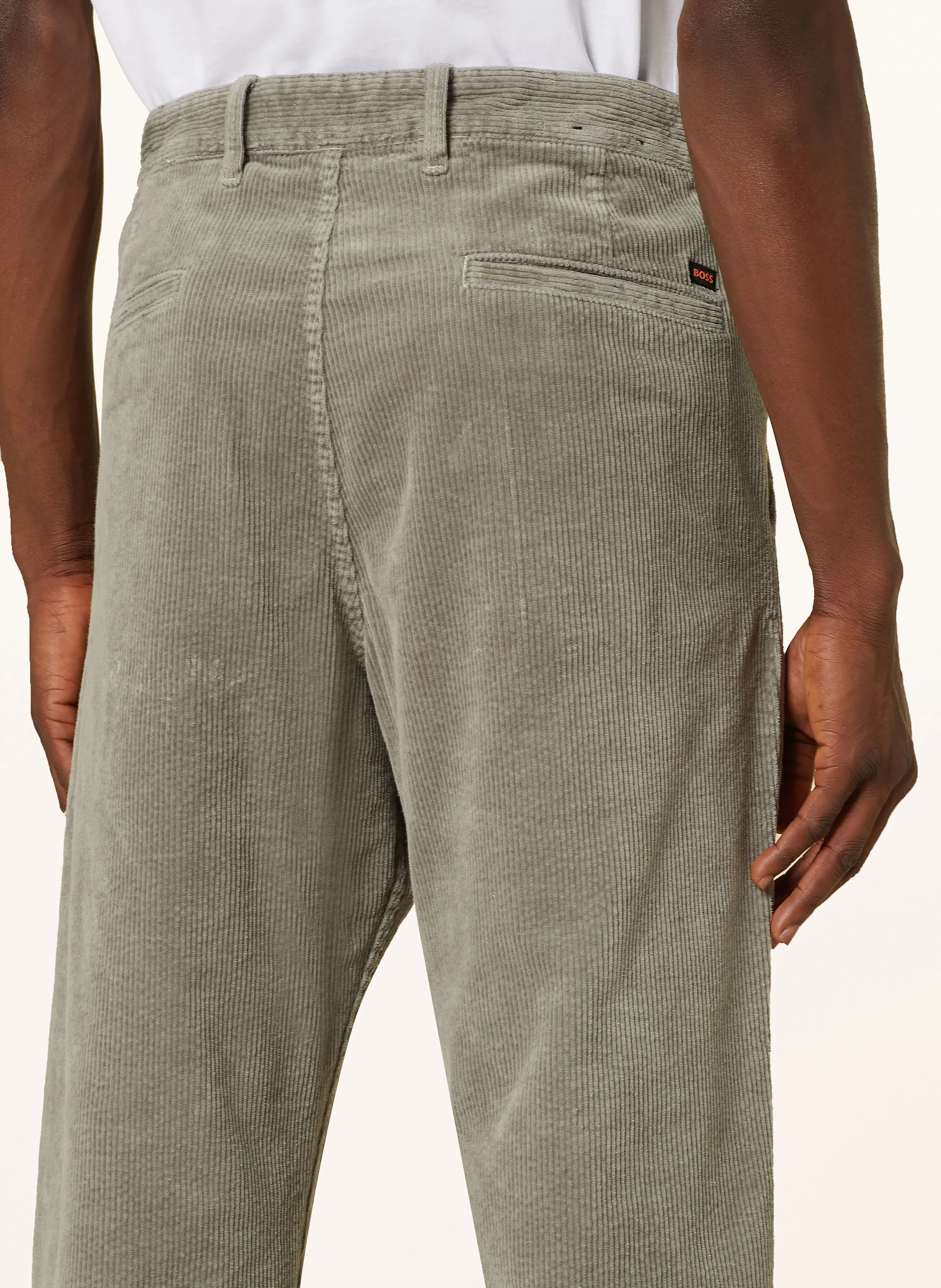 BOSS Cordchino SHYNE Slim Fit mit verkürzter Beinlänge