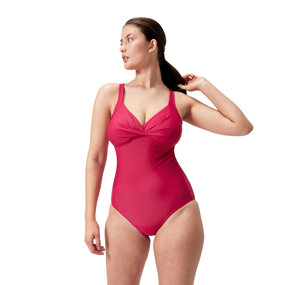 SPEEDO<br>Maiô de uma peça com nó cruzado