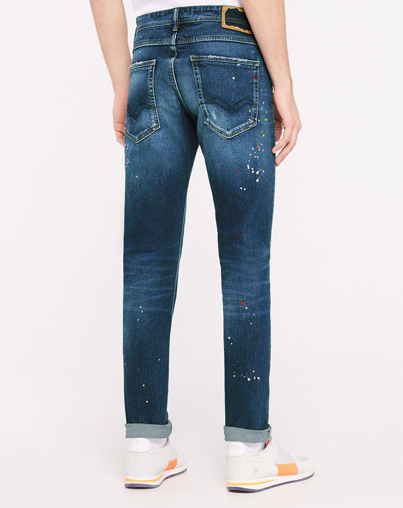 Replay Jean Replay Aged Eco bleu moyen