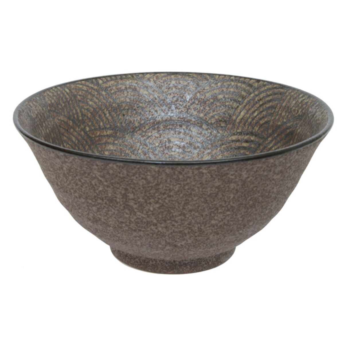 Minoyaki ramenskål, bronze matt