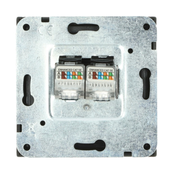 GAMMA Denali Stopcontact UTP Mat Zwart
