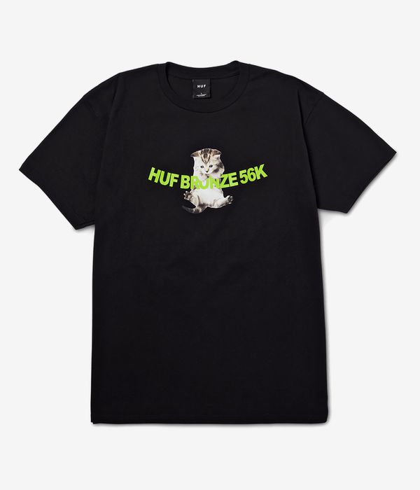 HUF x Bronze 56k Hang In There T-Shirt (black)