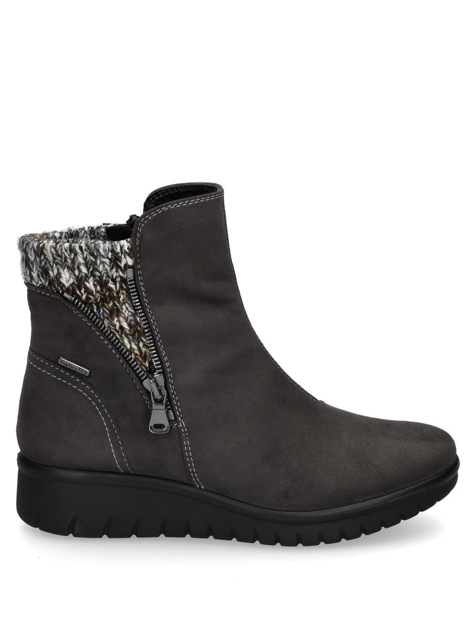 Stiefelette Calais 90, graphit-comb