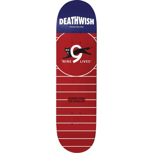 Deathwish Delfino Nine Lives Skateboard Deck | SkatePro