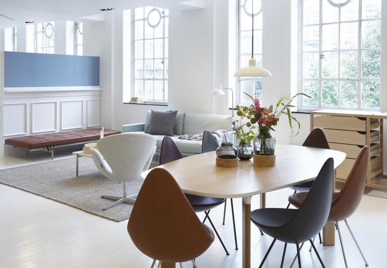 Fritz Hansen Lissoni 2-zits bank Christianshavn Orange/Red 1131