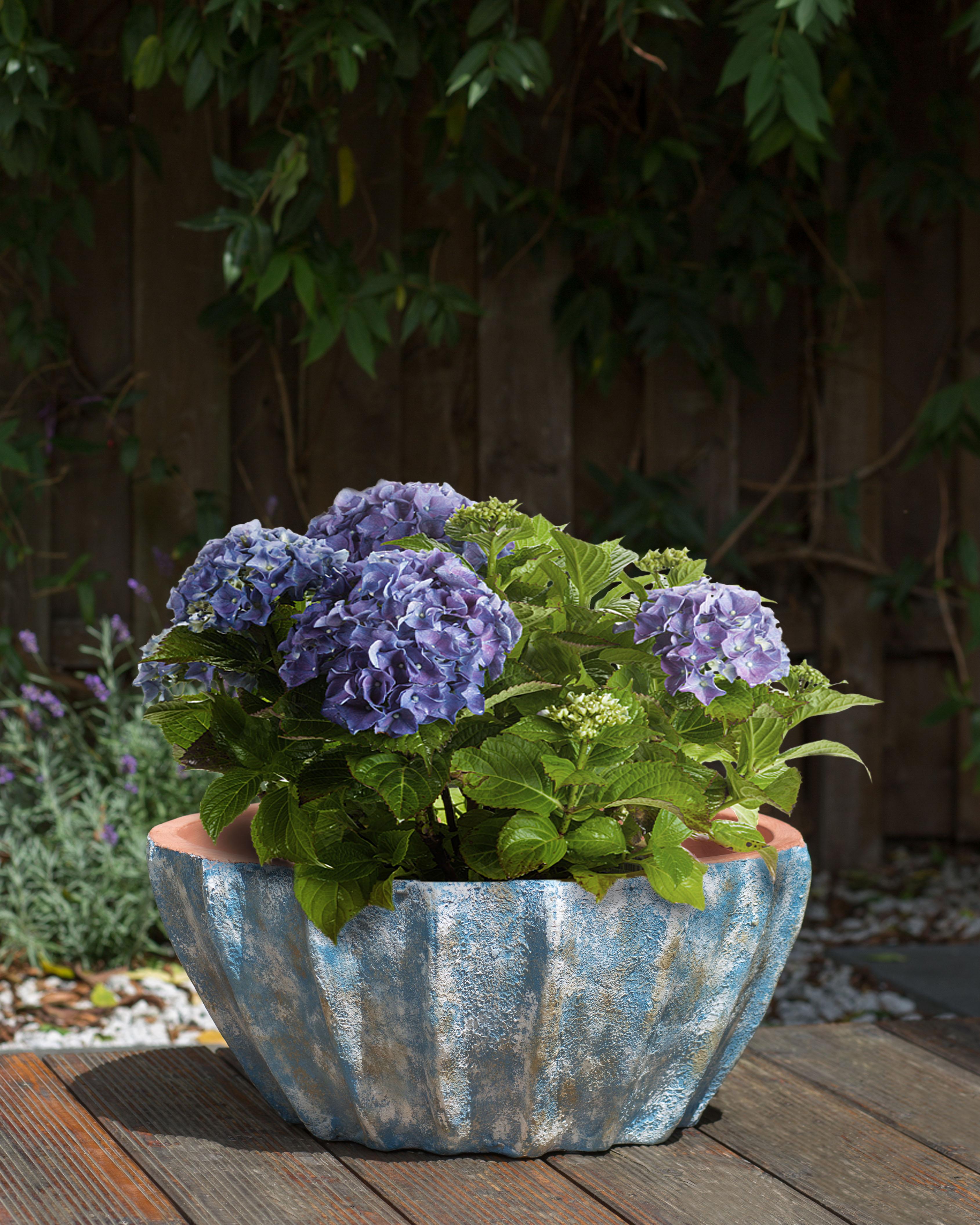 Bloempot OSTRYA 51 cm Blauw