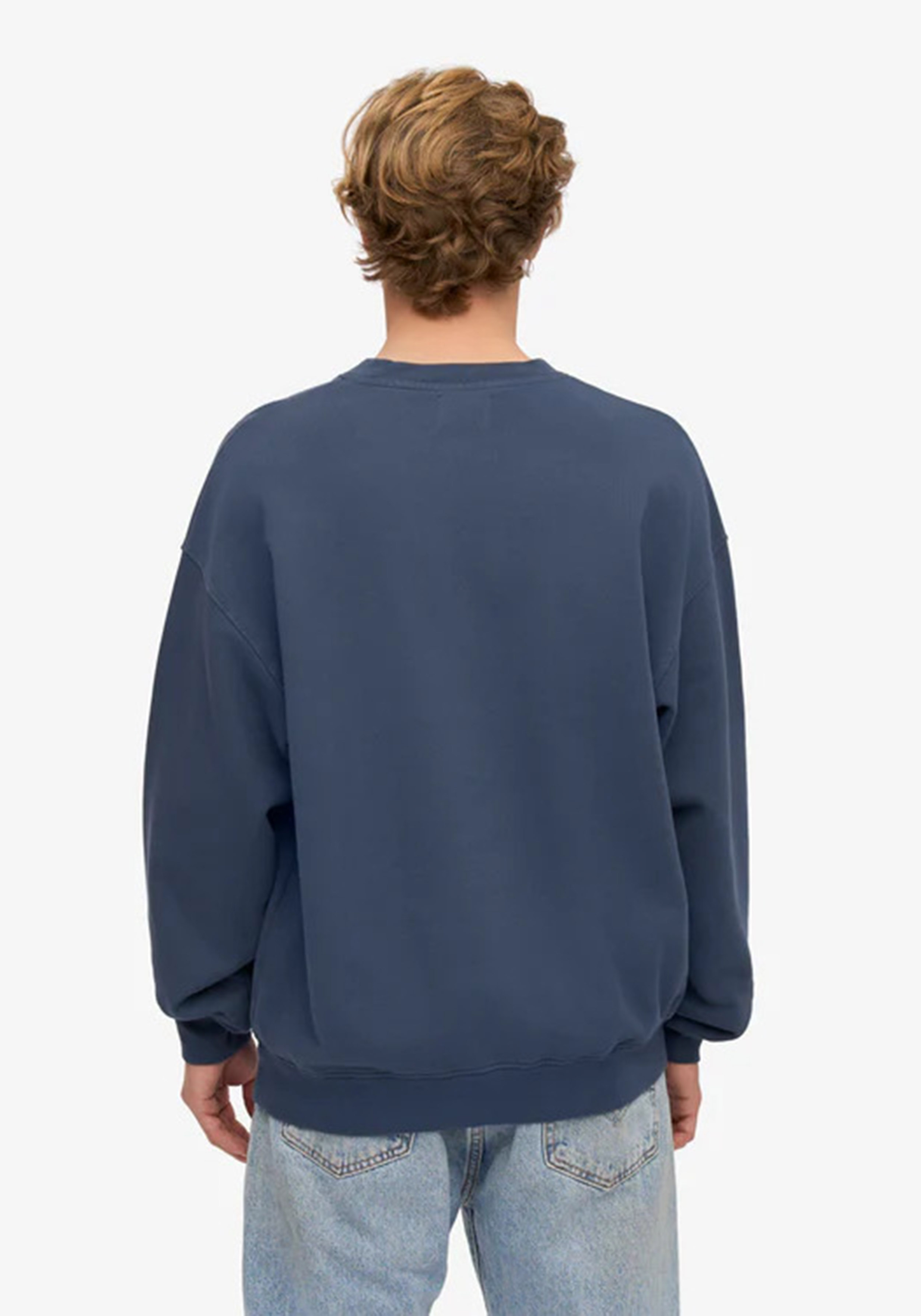 Colorful Standard Oversized Sweatshirt Petrol Blue