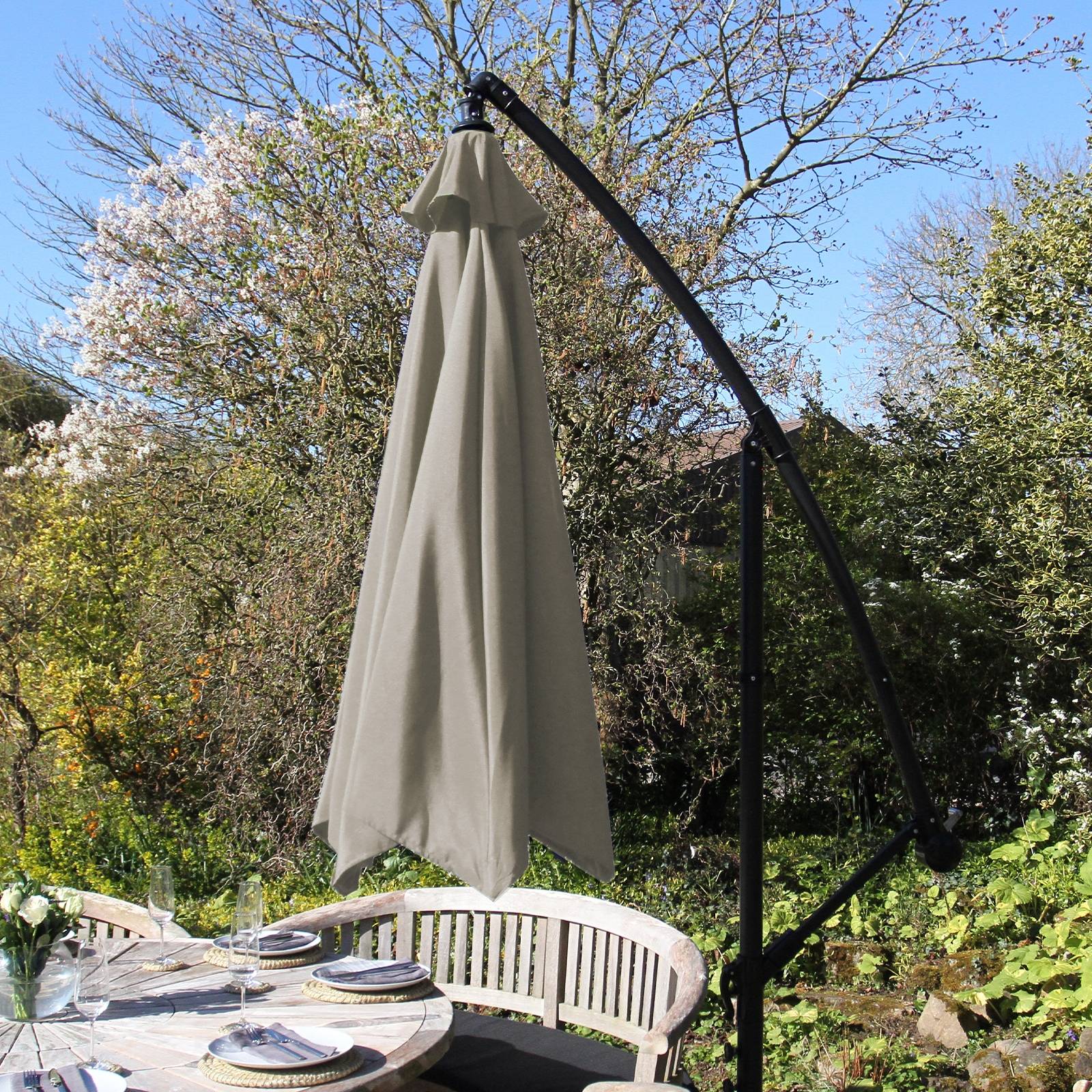 Monstershop 300 zweefparasol - Beige