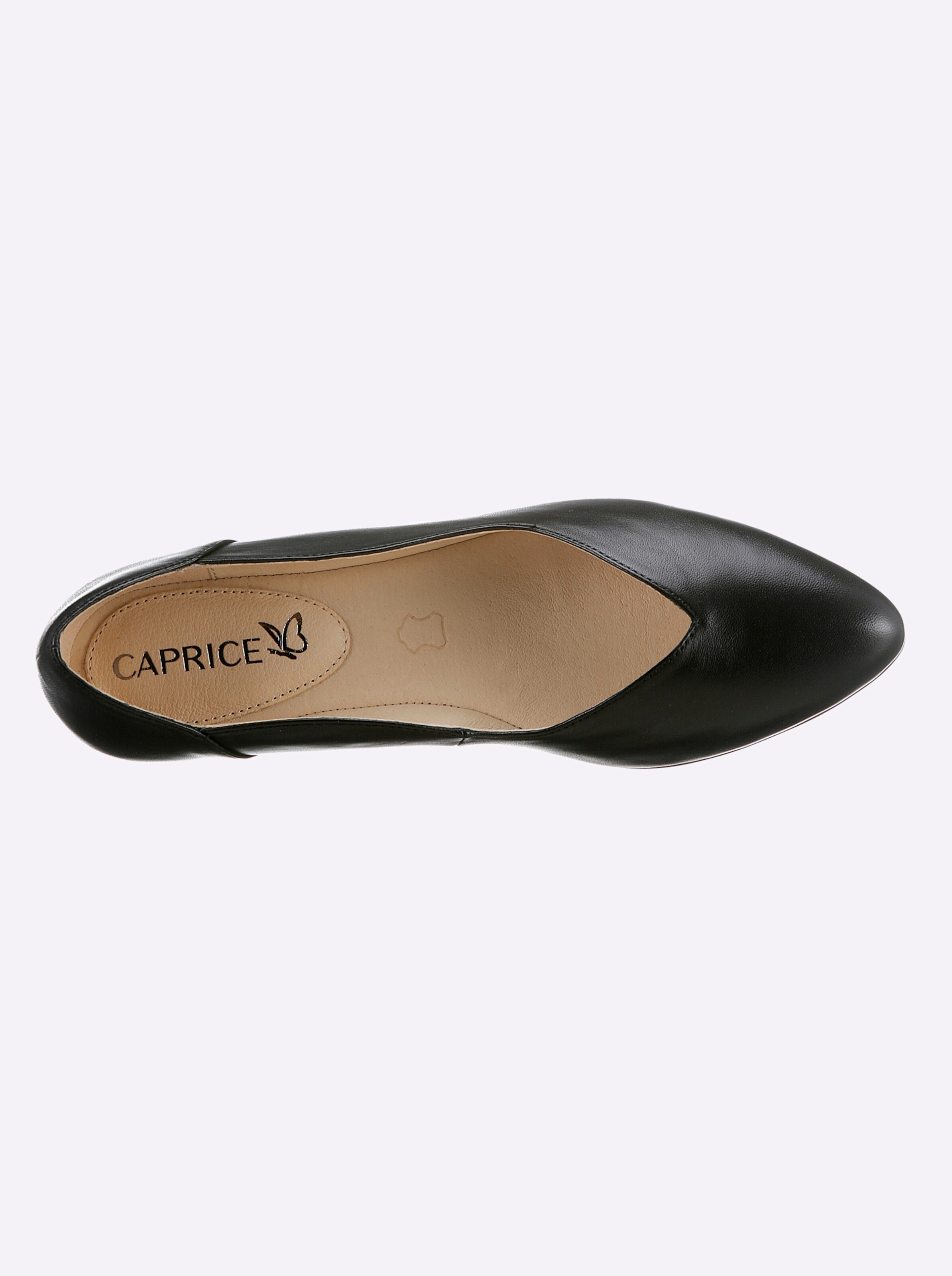 Caprice Ballerina in schwarz