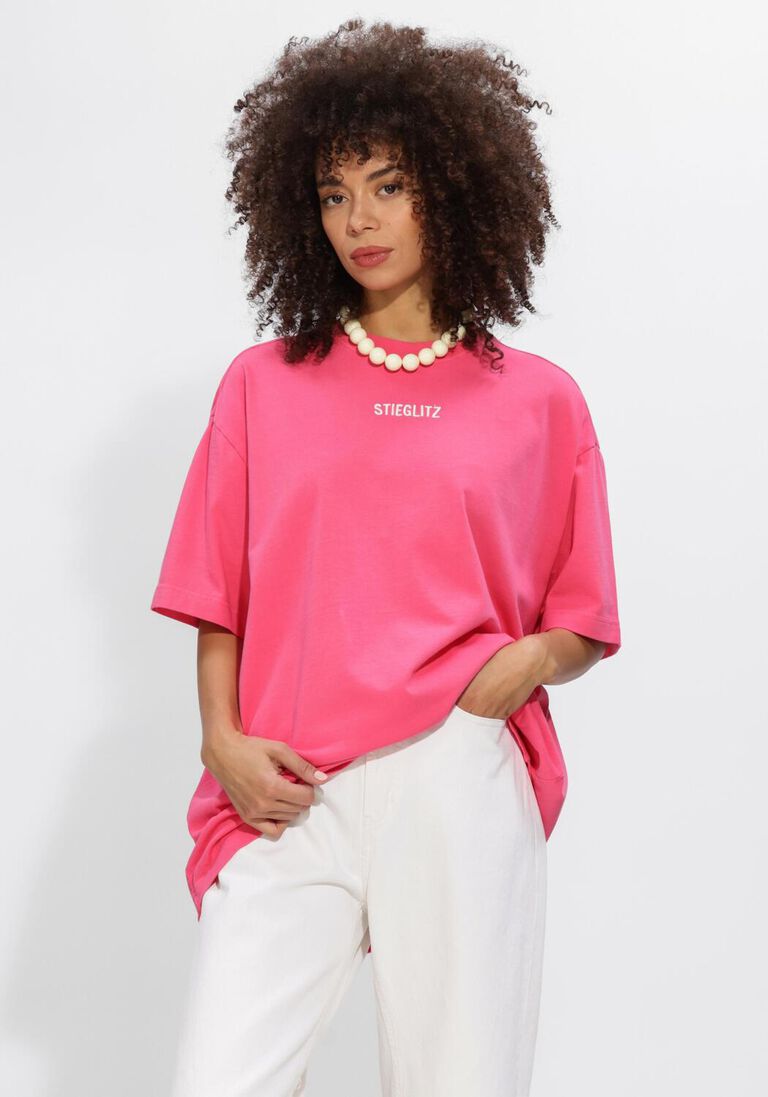 roze stieglitz tops & t-shirts worn out oversized t shirt