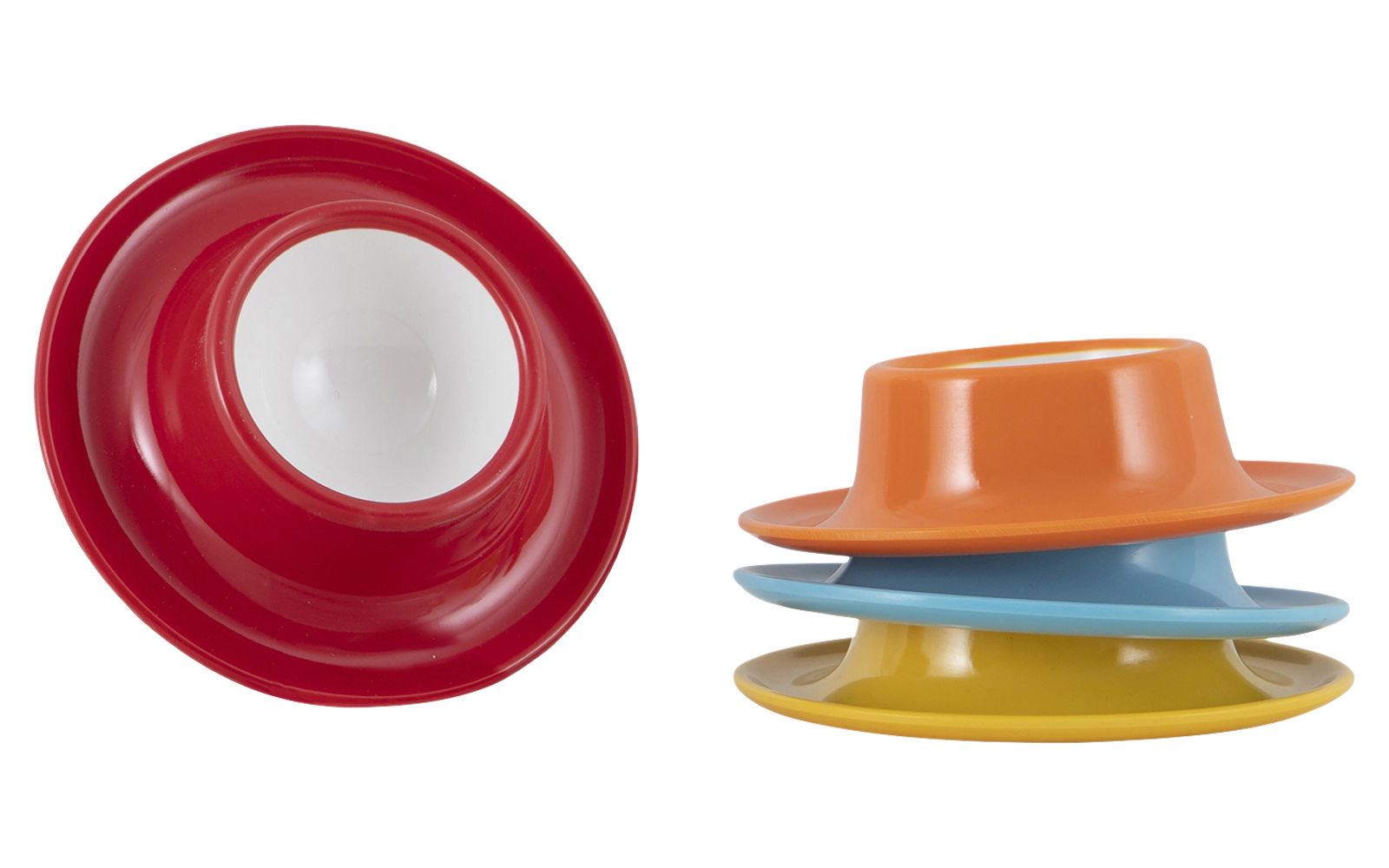 Gimex Eierbecher 4er-Set Rainbow