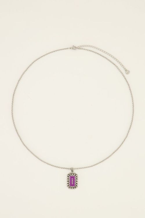 Bold Spirit ketting paarse amour bedel