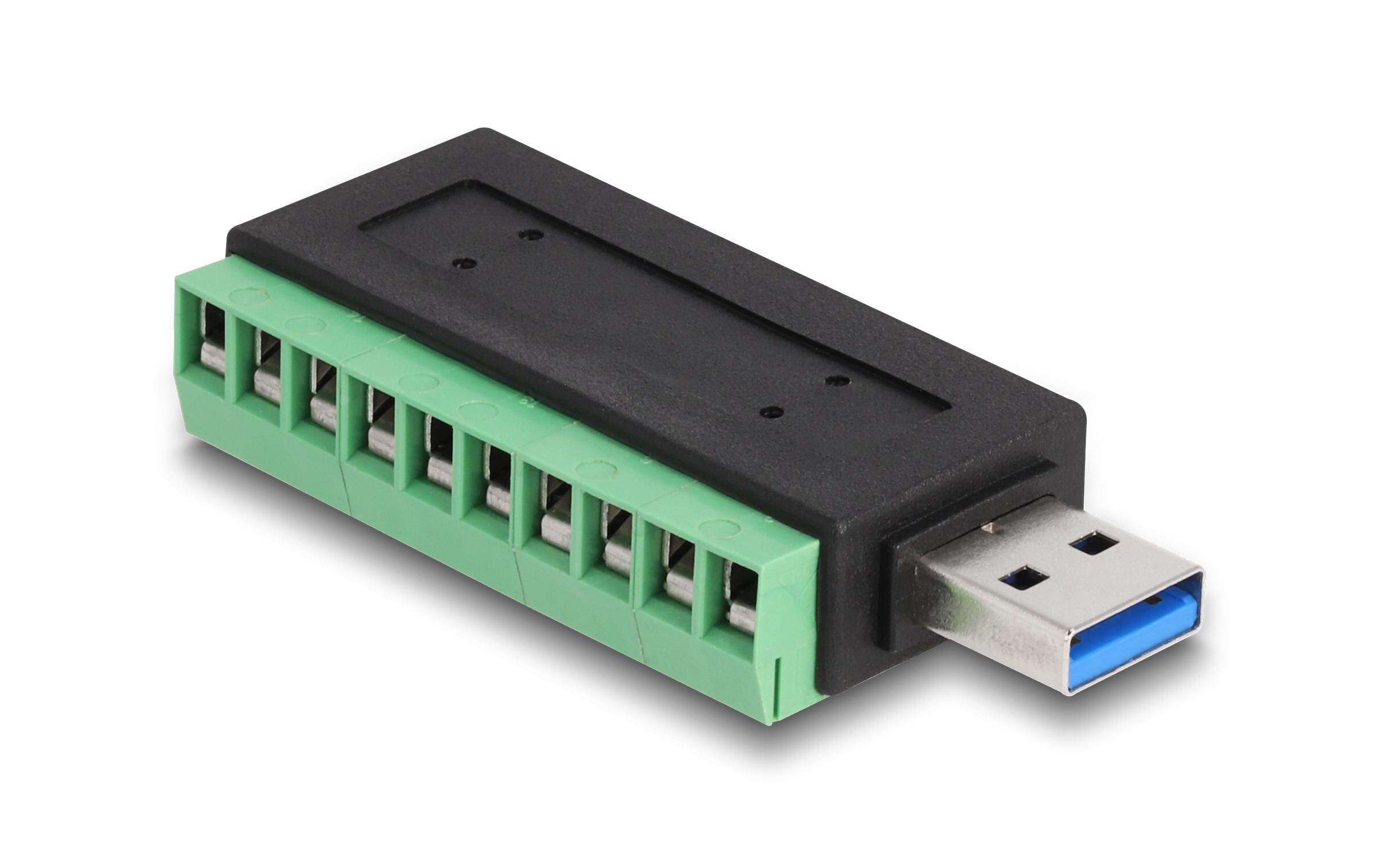 USB-Adapter USB-A Stecker - TerminalblockDelock USB 3.2 Gen 1 Typ-A Stecker zu Terminalblock Adapter