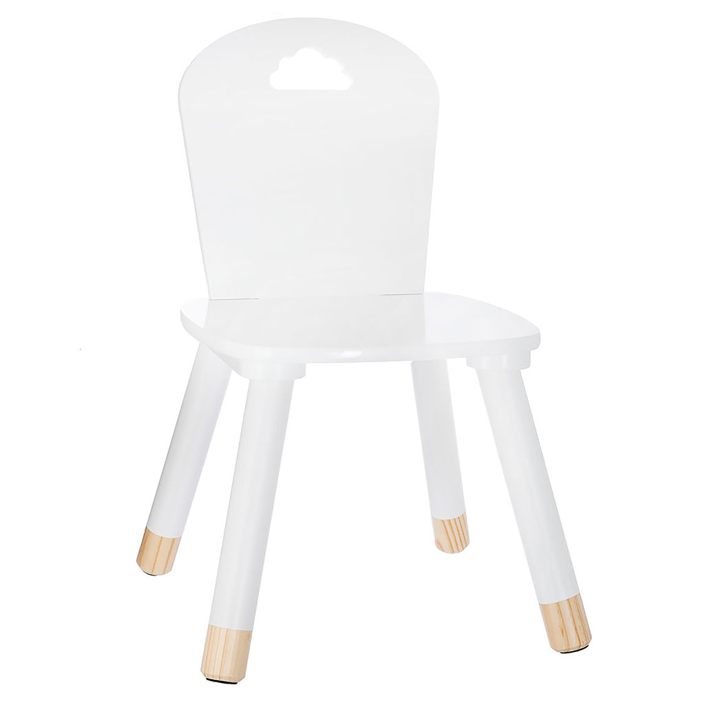 Chaise enfant DOUCEUR blanche D 60x43cm