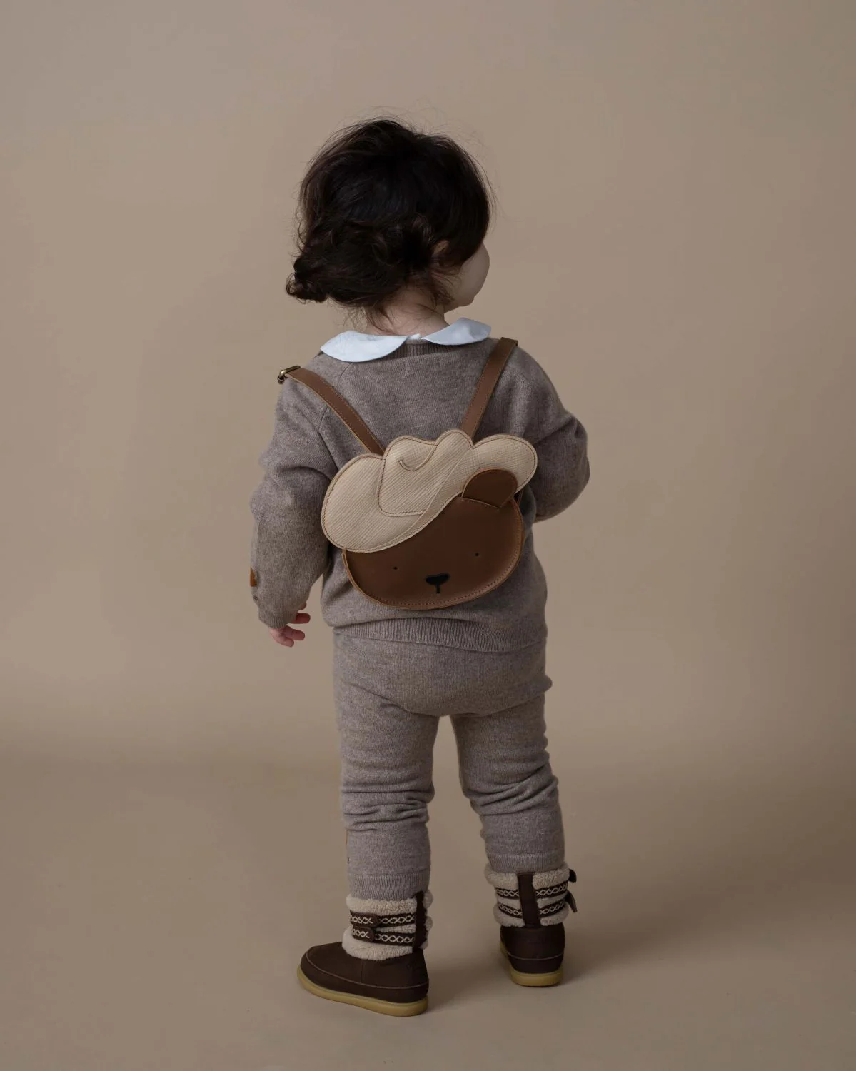 Stanzen Backpack | Cowboy Bear | Cognac Classic Leather