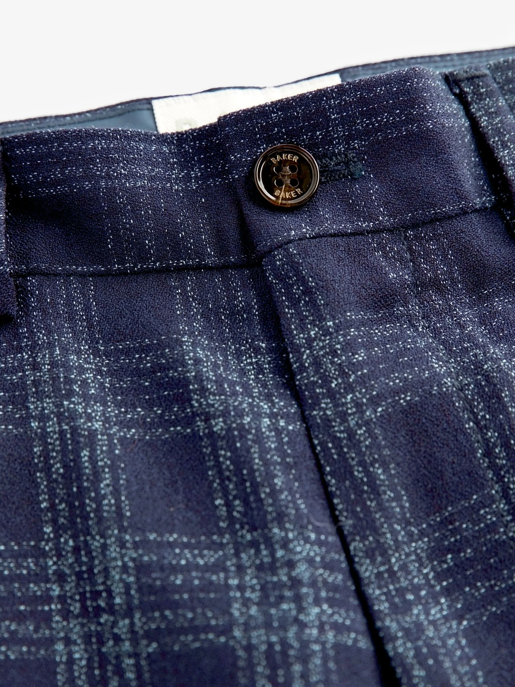 Blauw - Baker By Ted Baker kostuumbroek