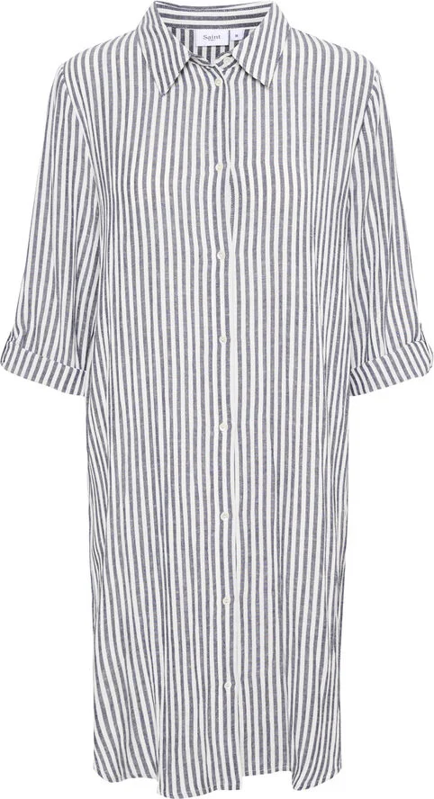 Saint Tropez UlinaSZ Shirt Night sky stripe