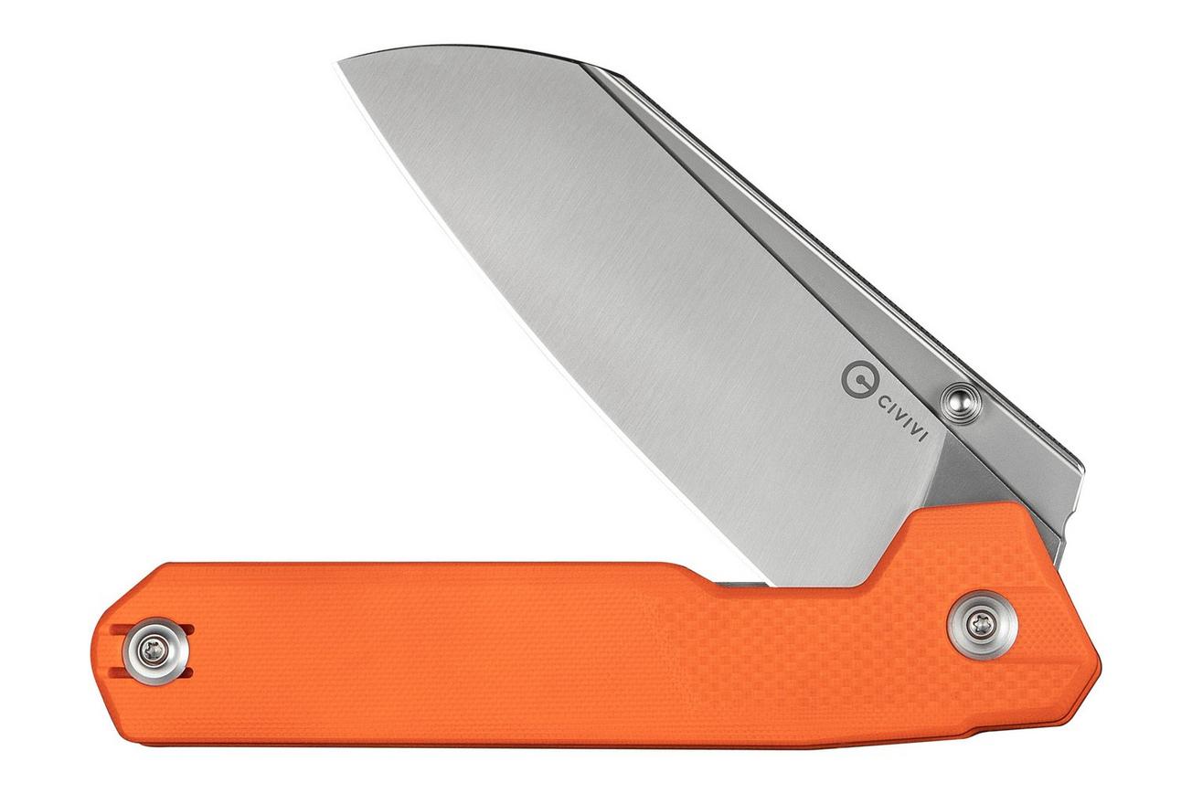 Civivi Hid C23008-4 Satin 14C28N, Orange G10, zakmes, Ostap Hel design