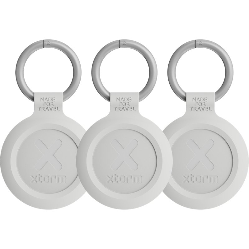 Xtorm XTAG2A0-3PACK Traqueur GPS et localisateur Universel Porte-clés intelligent Blanc