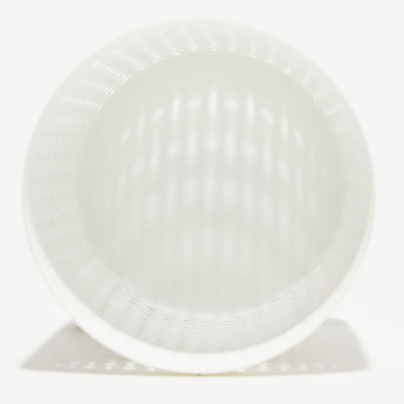 Pomax Photophore en Porcelaine Lace blanc - D.7.5xH.9.2 cm
