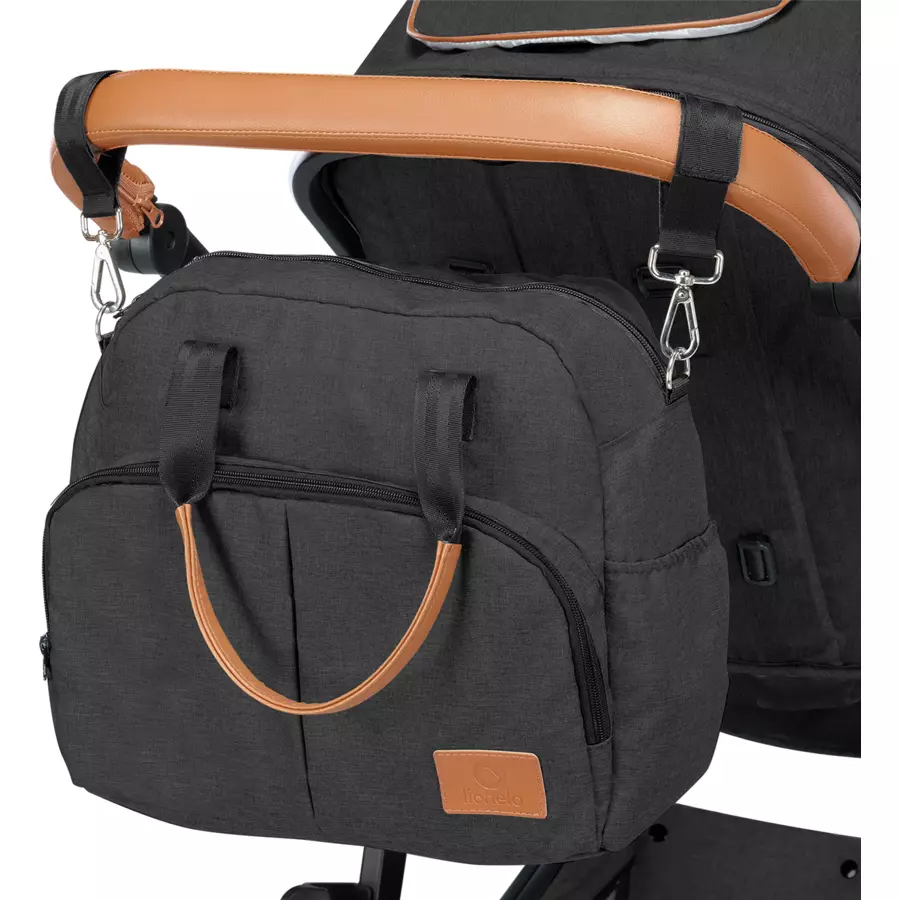 lionelo Kombikinderwagen Amber 3 in 1 Grey Graphite