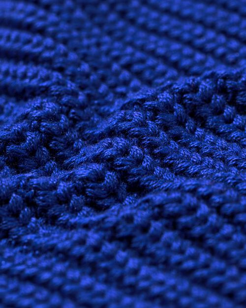 pull enfant en maille bleu