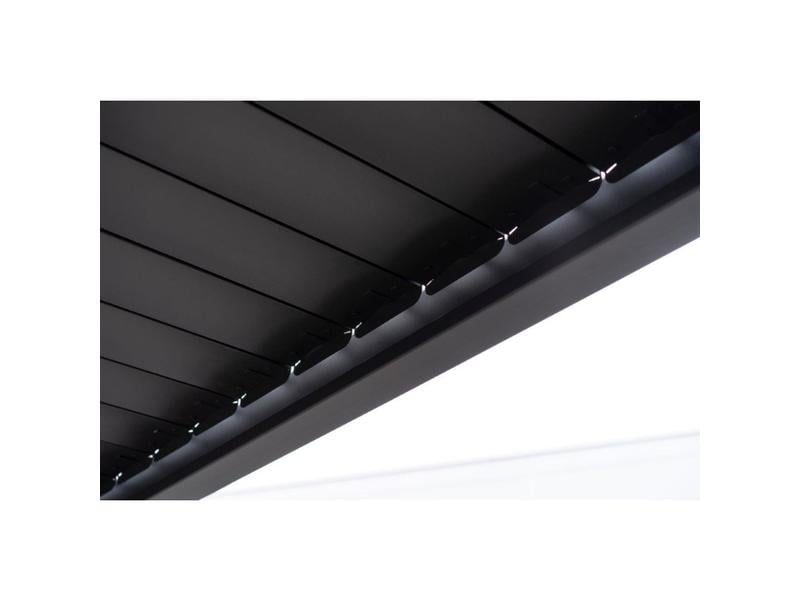 Creative Living Alu/Stahl-Pergola, Anthrazit 300 x 300 x 24 Freistehender Pavillon