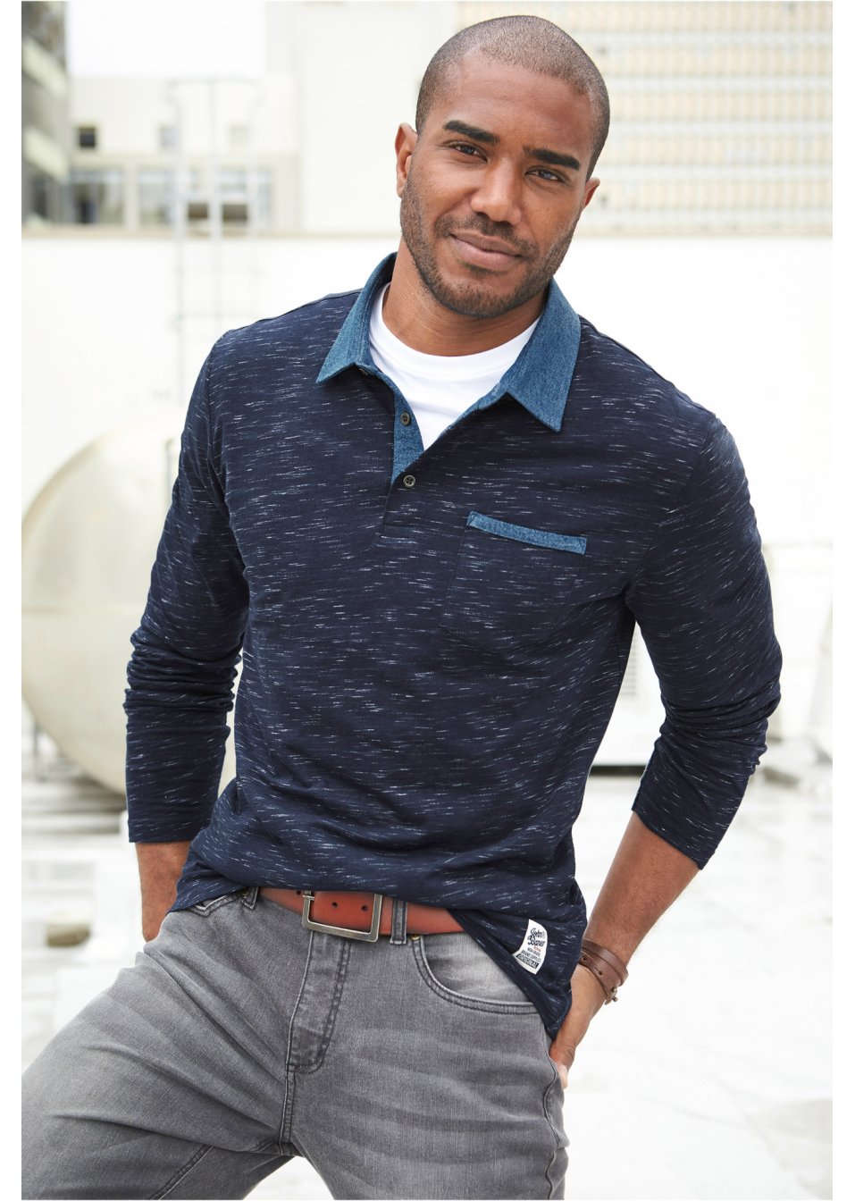 Polo manches longues