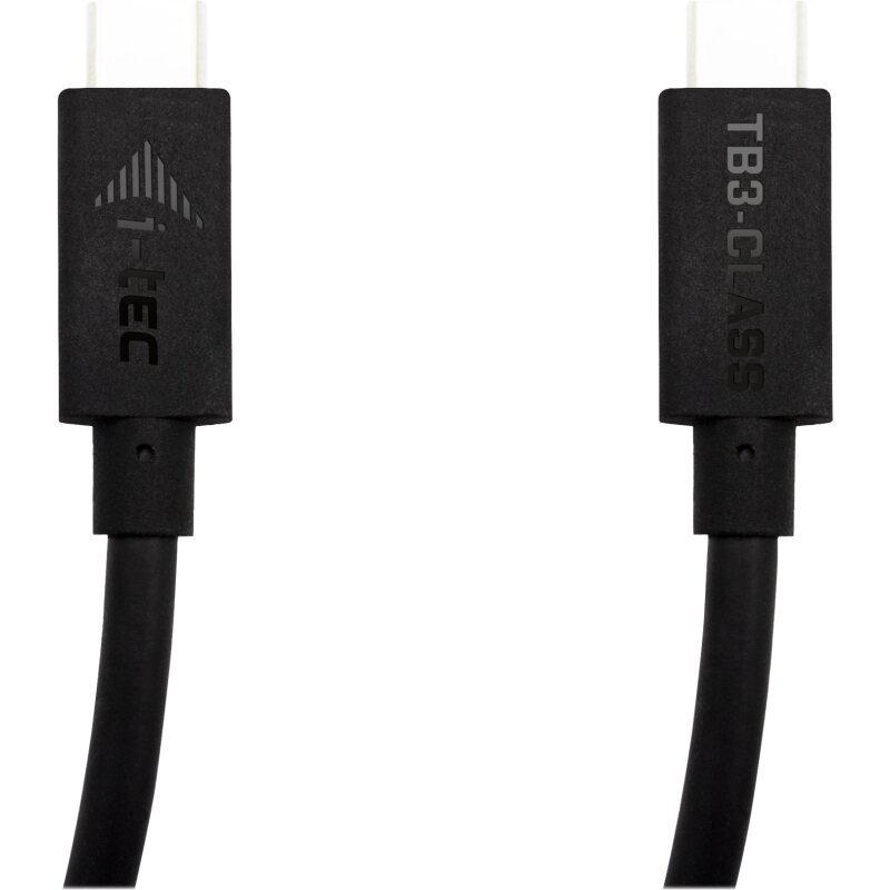i-tec Thunderbolt 3 – Class Cable, 40 Gbps, 100W Power Delivery, USB-C Compatible, 150cm