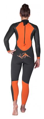 Combinaison Néoprène Femme Sailfish Atlantic 2 Noir Orange