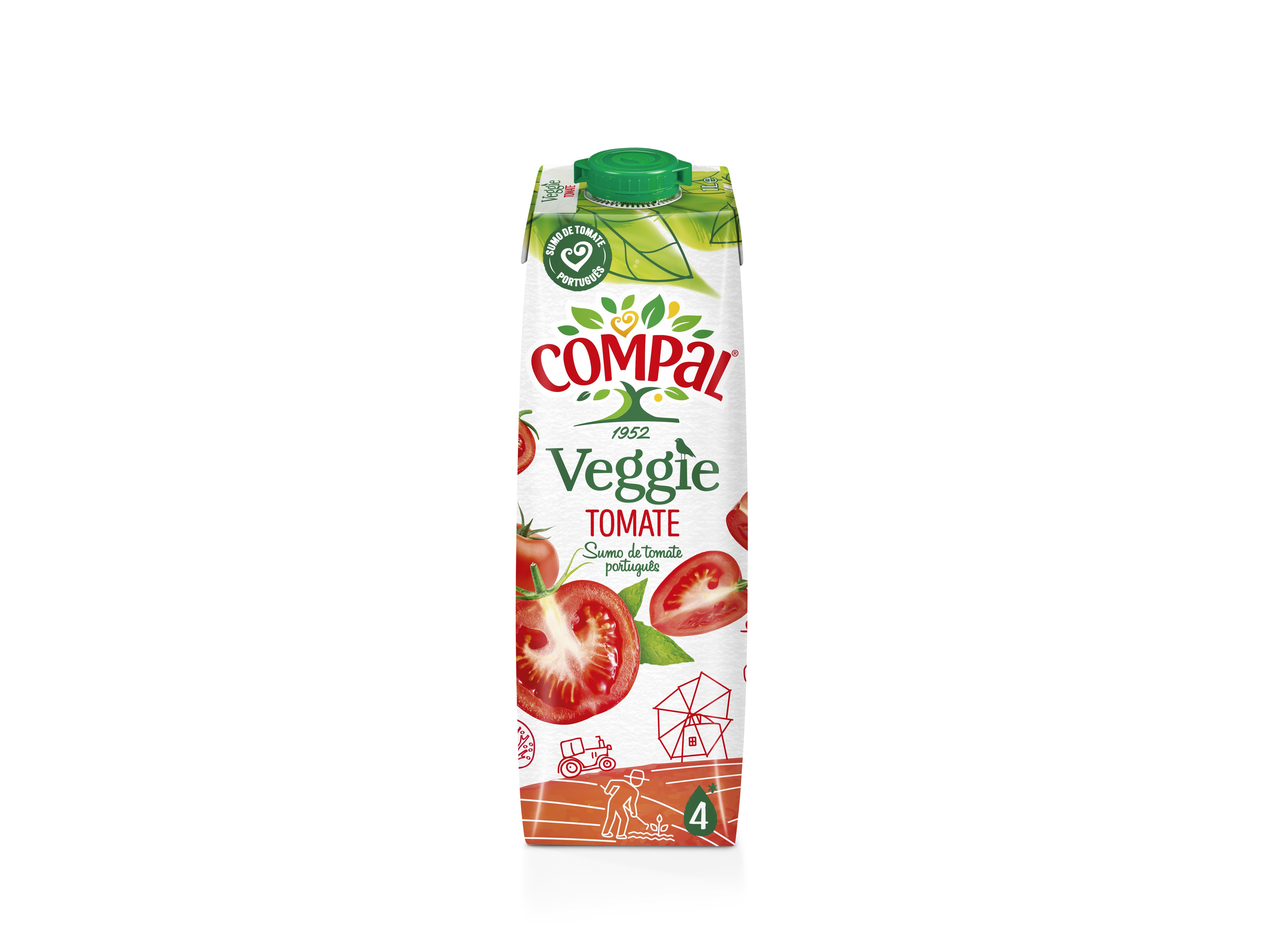 NÉCTAR COMPAL VEGGIE TOMATE 1L