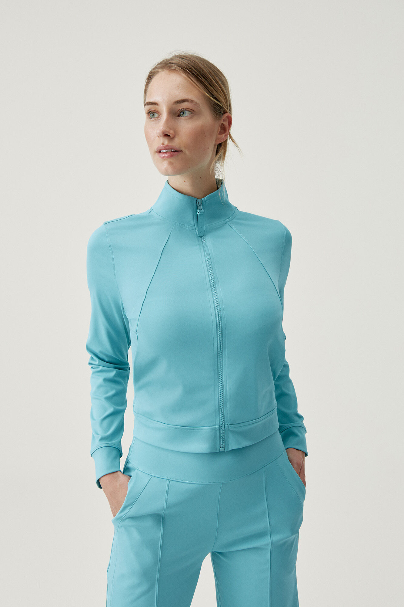 Jacket Naoko Provence - turquesa