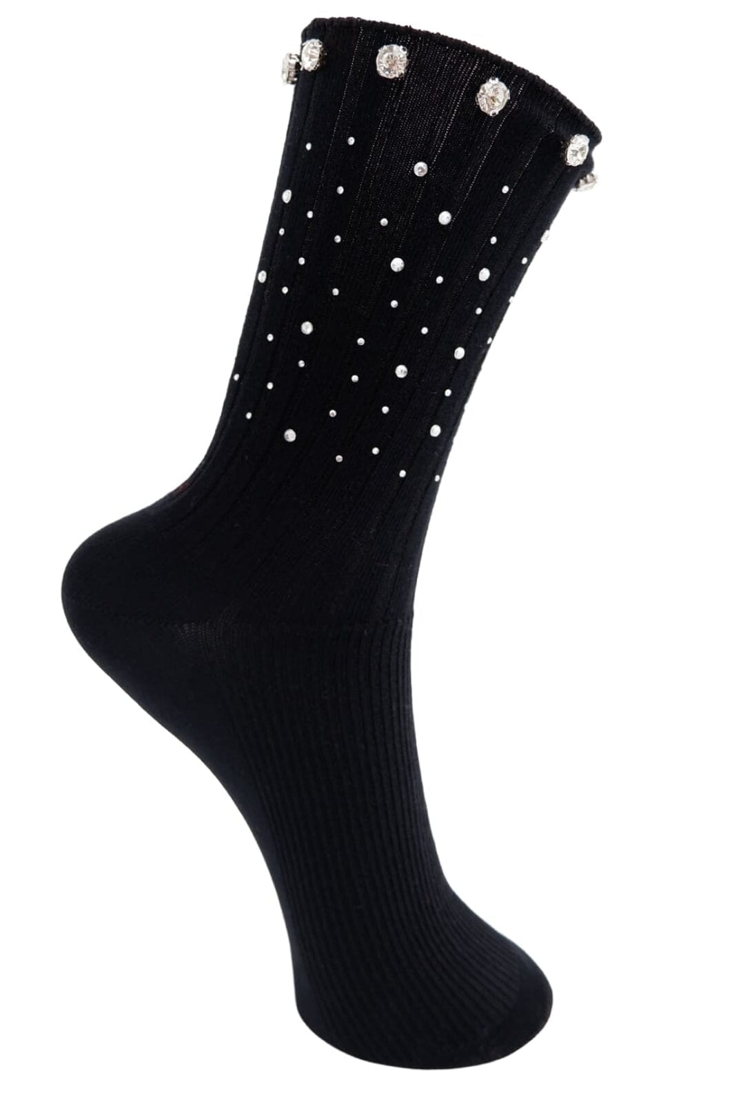 Black Colour Bcdiamond Sock 4318 black