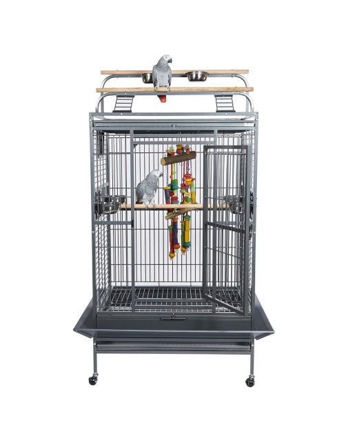 Rainforest Cages Santos Play Antique - Vogelverblijven - 97x96x181 cm Antraciet