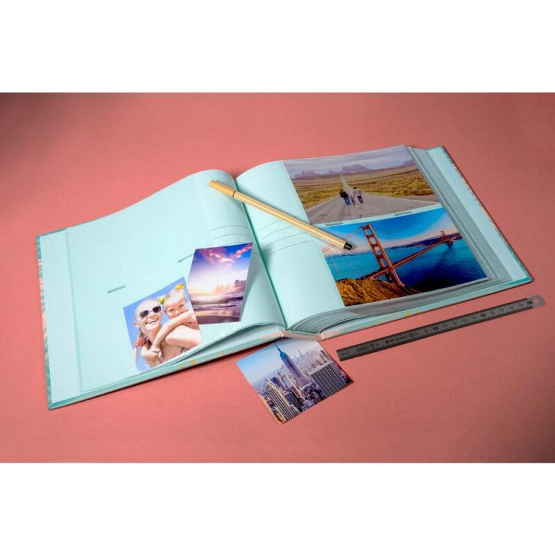 Album photos à pochettes 200 photos 10x15cm PASTEL TROPIC - Format 22 ,5x22 cm - Visuel